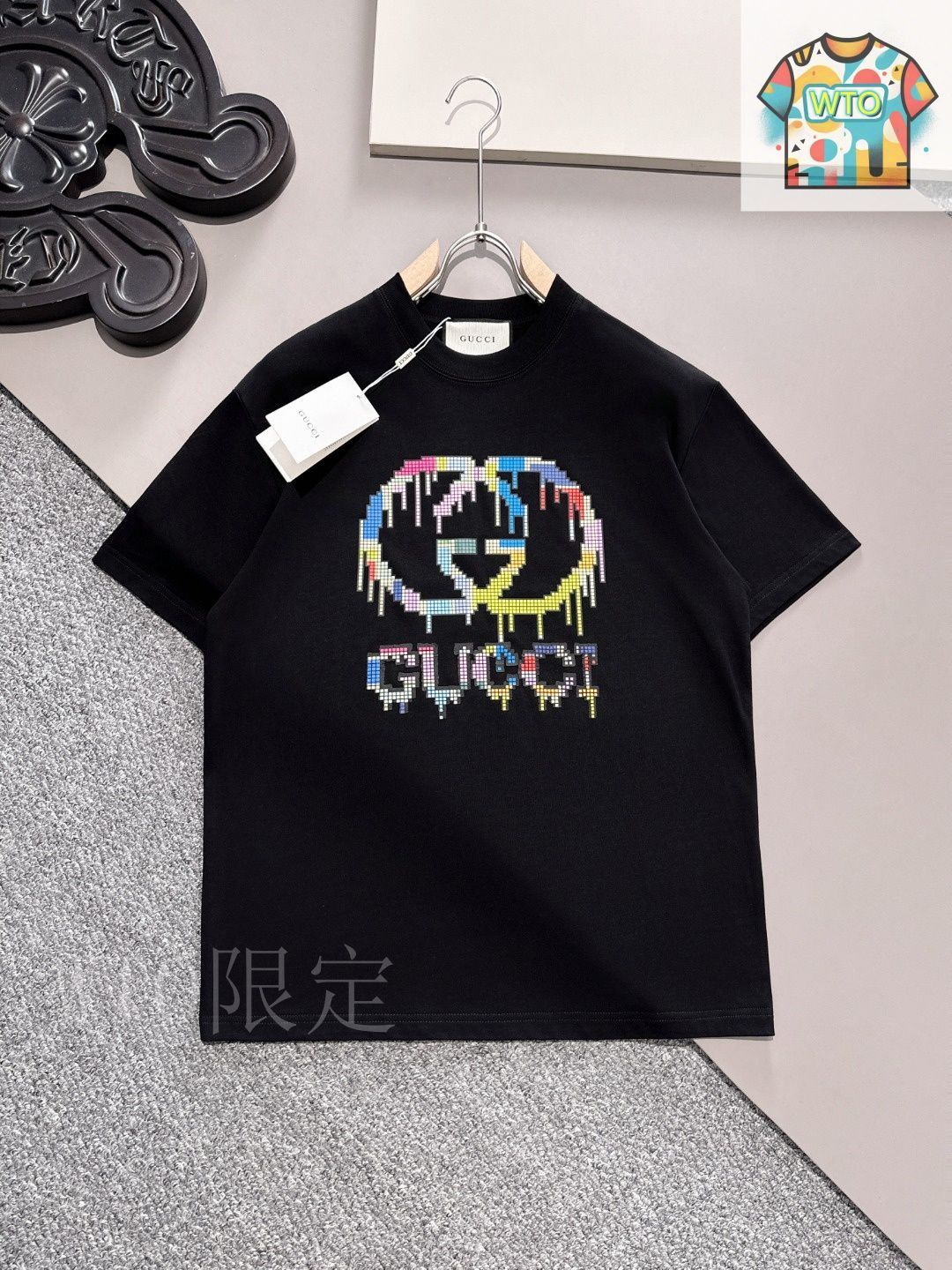 GUCCI  Tシャツ 今日特価】GUCCI 2025 Print Tee (グッチ 2025 プリント T)-1