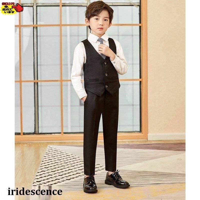 子供服フォーマルスーツおしゃれ入学式卒業式男の子タキシードキッズ結婚式発表会卒園式七五三誕生日子どもジュニア110120130