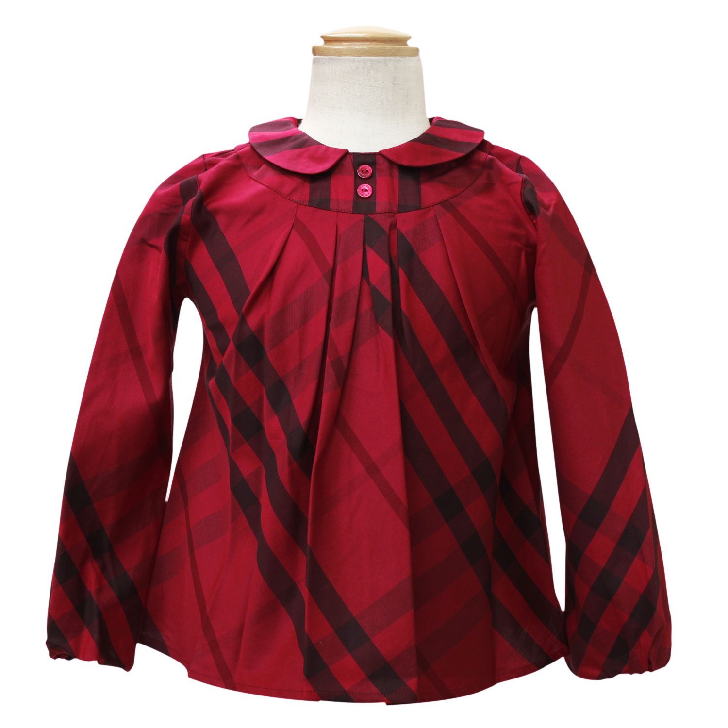 BURBERRY バーバリーキッズ 子供服 長袖チュニック [B05C24RED