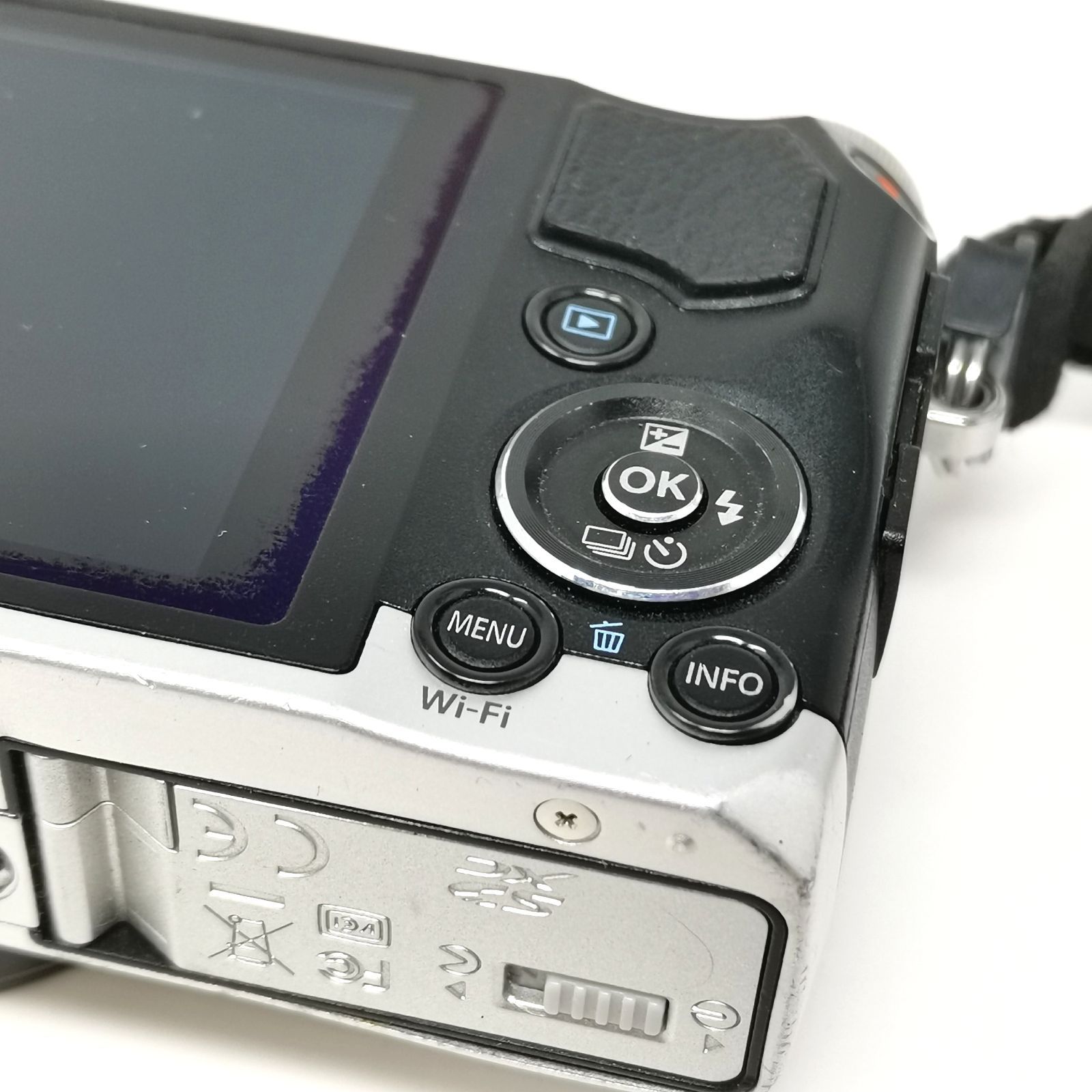 オリンパス STYLUS SH-1 デジタルカメラ ブラック コンデジ ジャンク品 