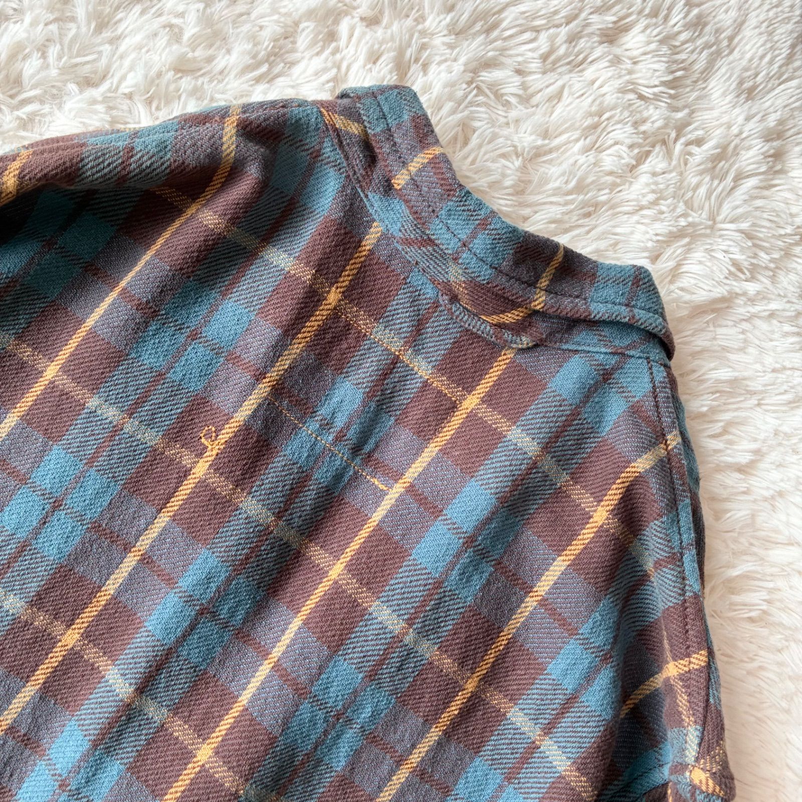 45R フォーティーファイブアール 美品 インドざっ栗ネルの908シャツ