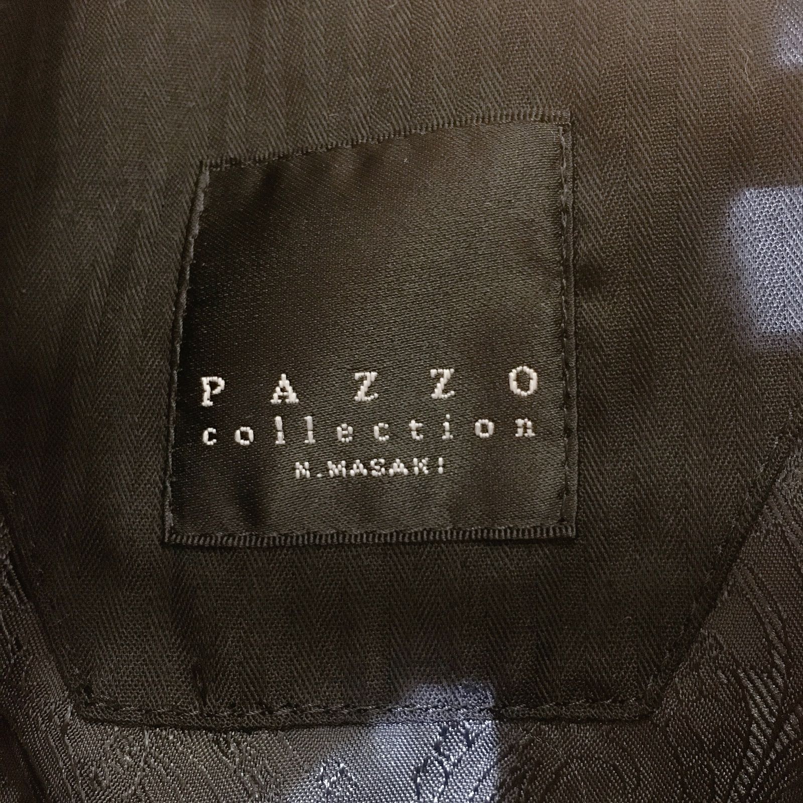 美品】PAZZO collection N.MASAKI パッゾ ステンカラーコート メンズ S