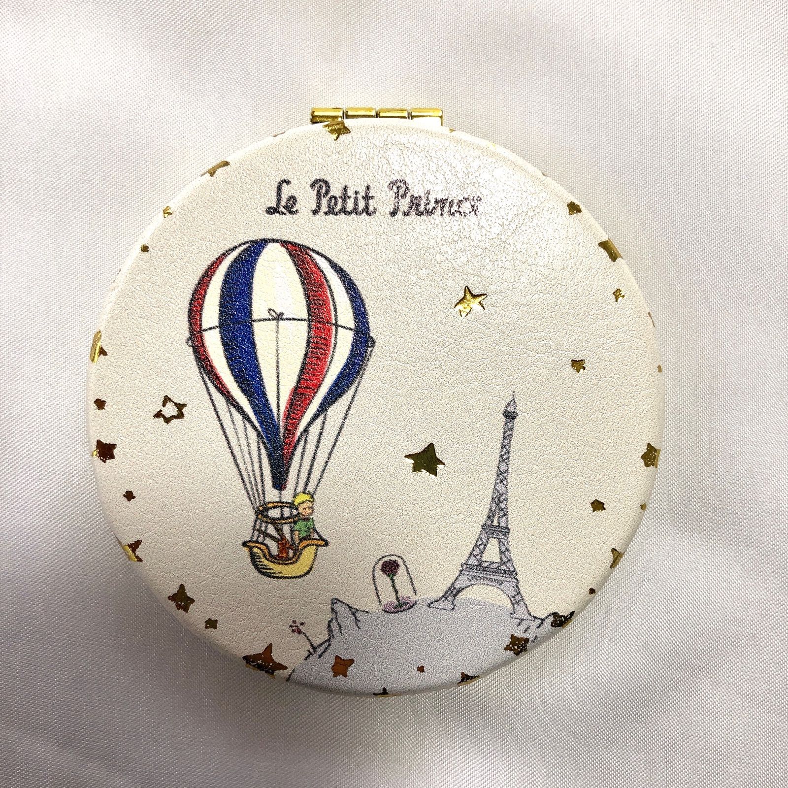 フランス直輸入】星の王子さま 丸型折り畳みミラー コンパクト