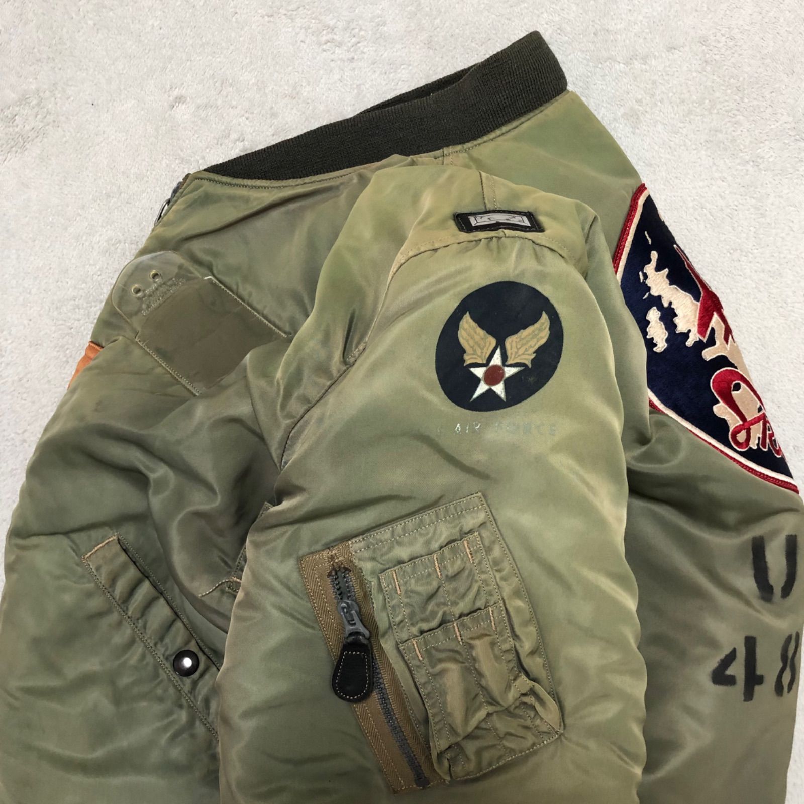 BUZZ RICKSON'S MA-1 フライトジャケット M品番 実名復刻 LION