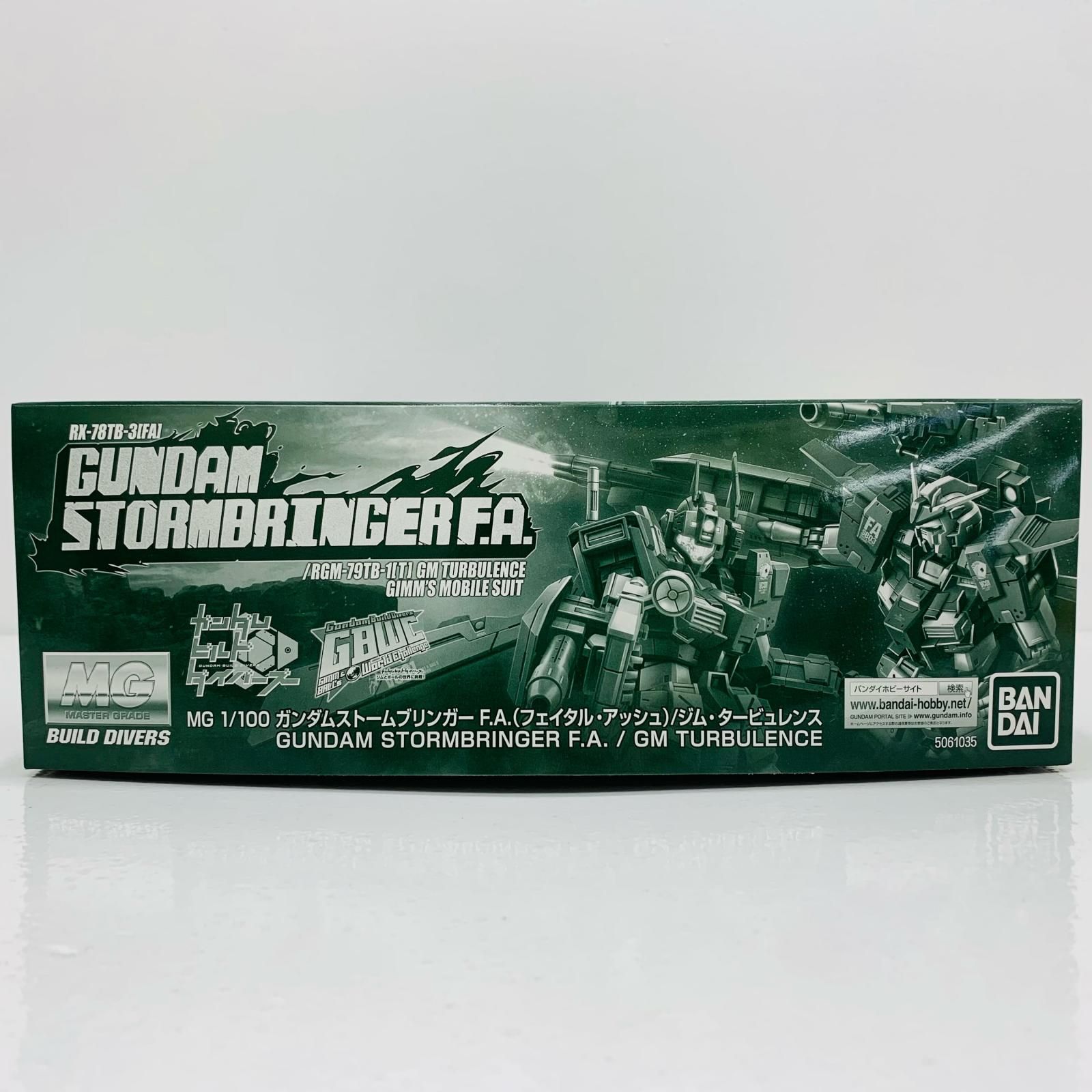 中古 プラモデル ガンダムビルドダイバーズGIMM＆BALL’sWorldChallenge ガンダムストームブリンガーF.A. MG 1/100 1900年製 5061035 フェイタル・アッシュ /ジム・タービュレンス プレミアムバンダイ限定 【714】 2025年最新】mg 1/100 ガンダムストームブリンガーの人気