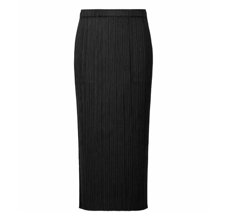 プリーツプリーズ ベーシック スカート ブラック 3