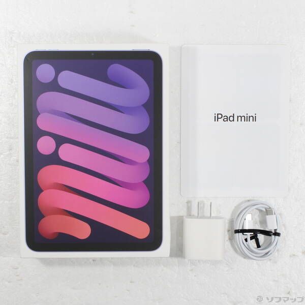 中古品〕 iPad mini 第6世代 256GB パープル MK7X3J／A Wi-Fi