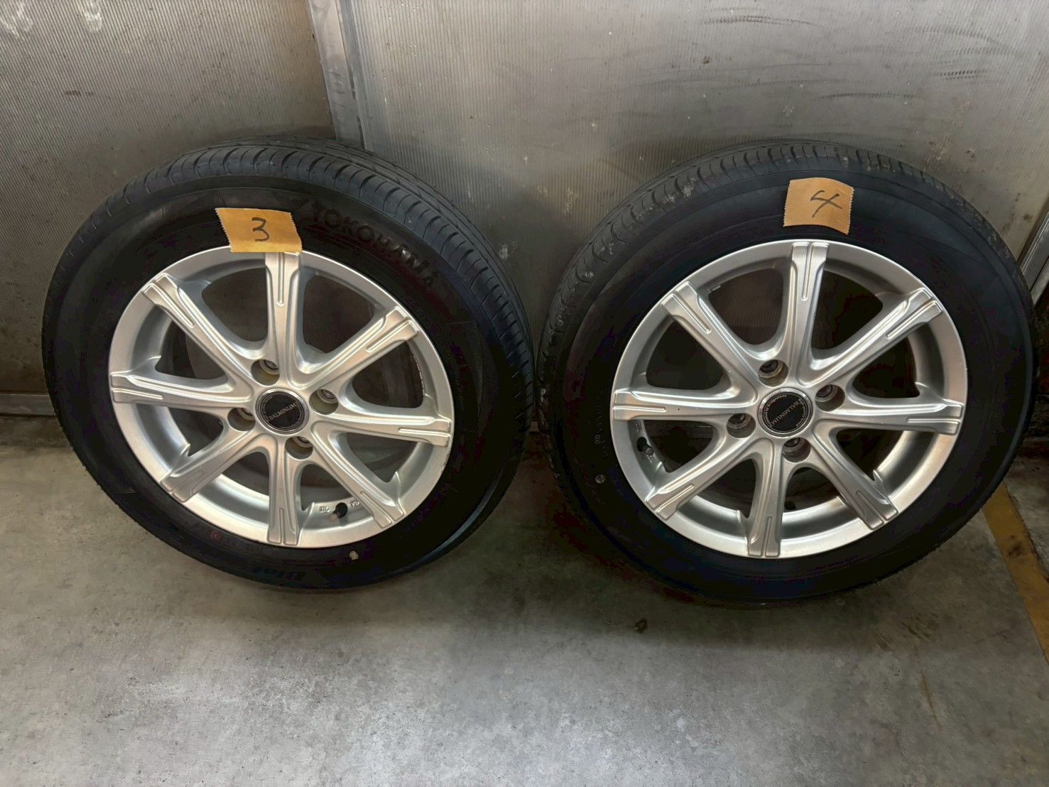 トヨタ パッソ M700A モーダ ノーマルタイヤ 社外アルミホイール 165 65R14４本セット み