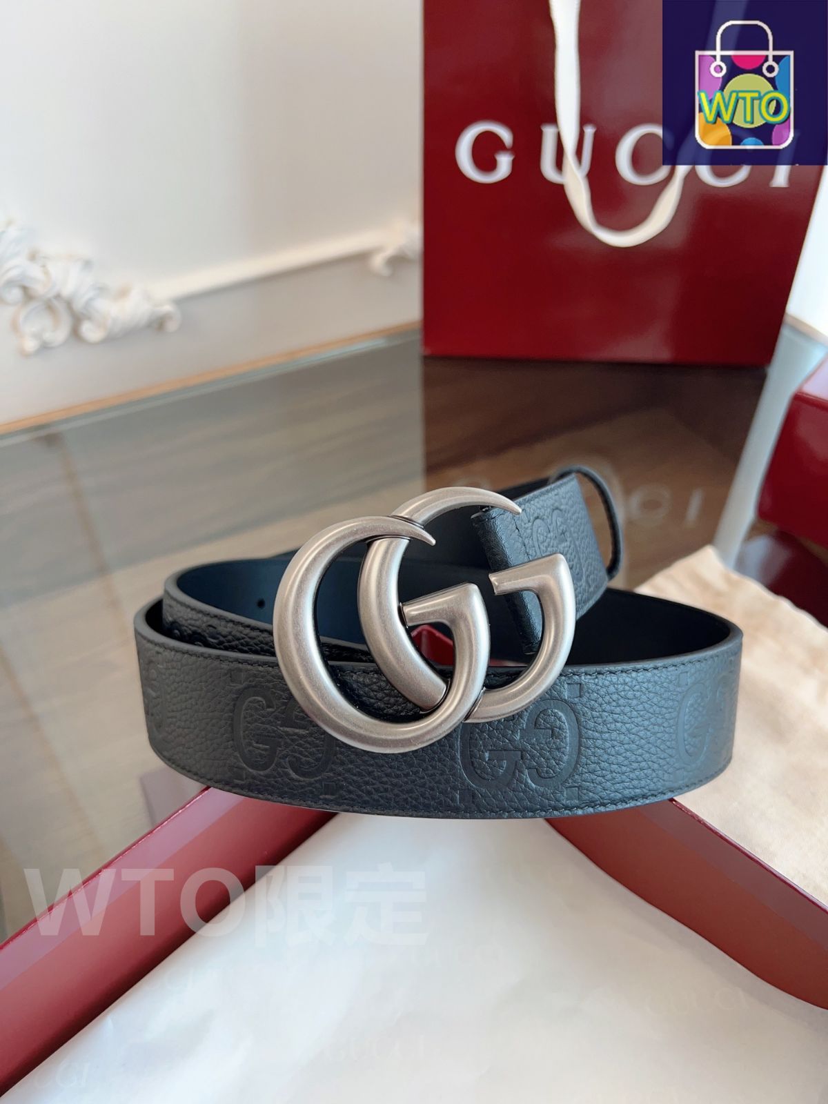 今日特価】GUCCI グッチ PVC ベルト - メルカリ