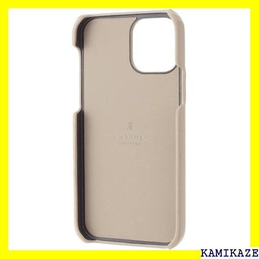 ☆在庫処分 LANVIN COLLECTION SHELL CAS POCKE スマホケースiPhone13