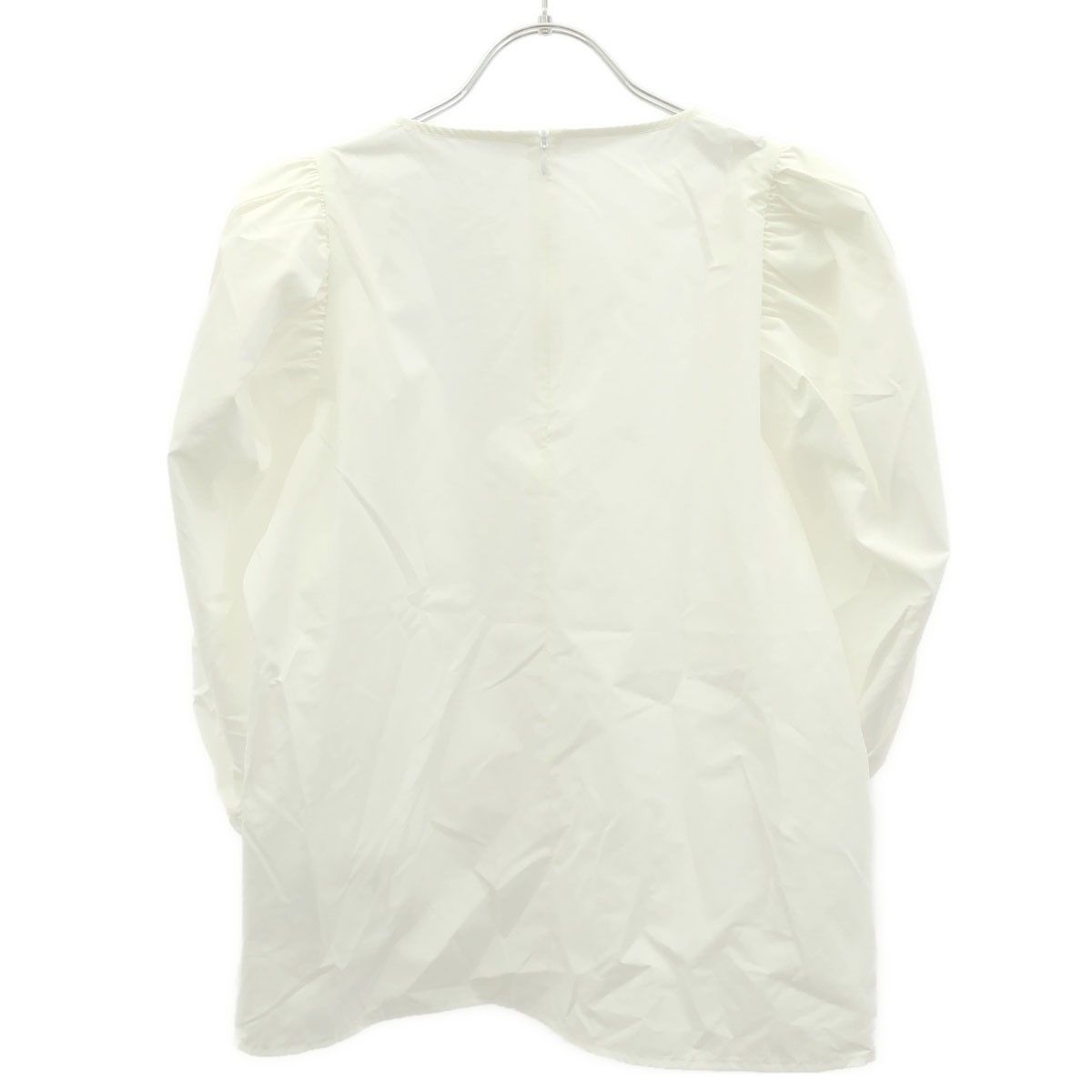 タグ付美品♪セルリ 23ss balloon スリーブ ブラウス 半袖 白rg4 タグ付美品♪セルリ 23ss balloon スリーブ ブラウス 半袖 白rg4