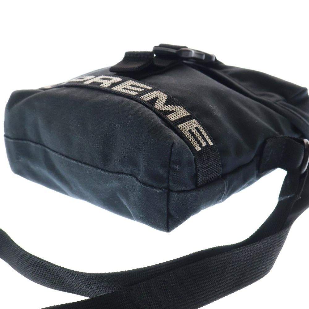 Supreme Bag 23SS シュプリーム ショルダーバッグ ブラック SUPREME (シュプリーム) 23SS Field Side Bag フィールドサイド