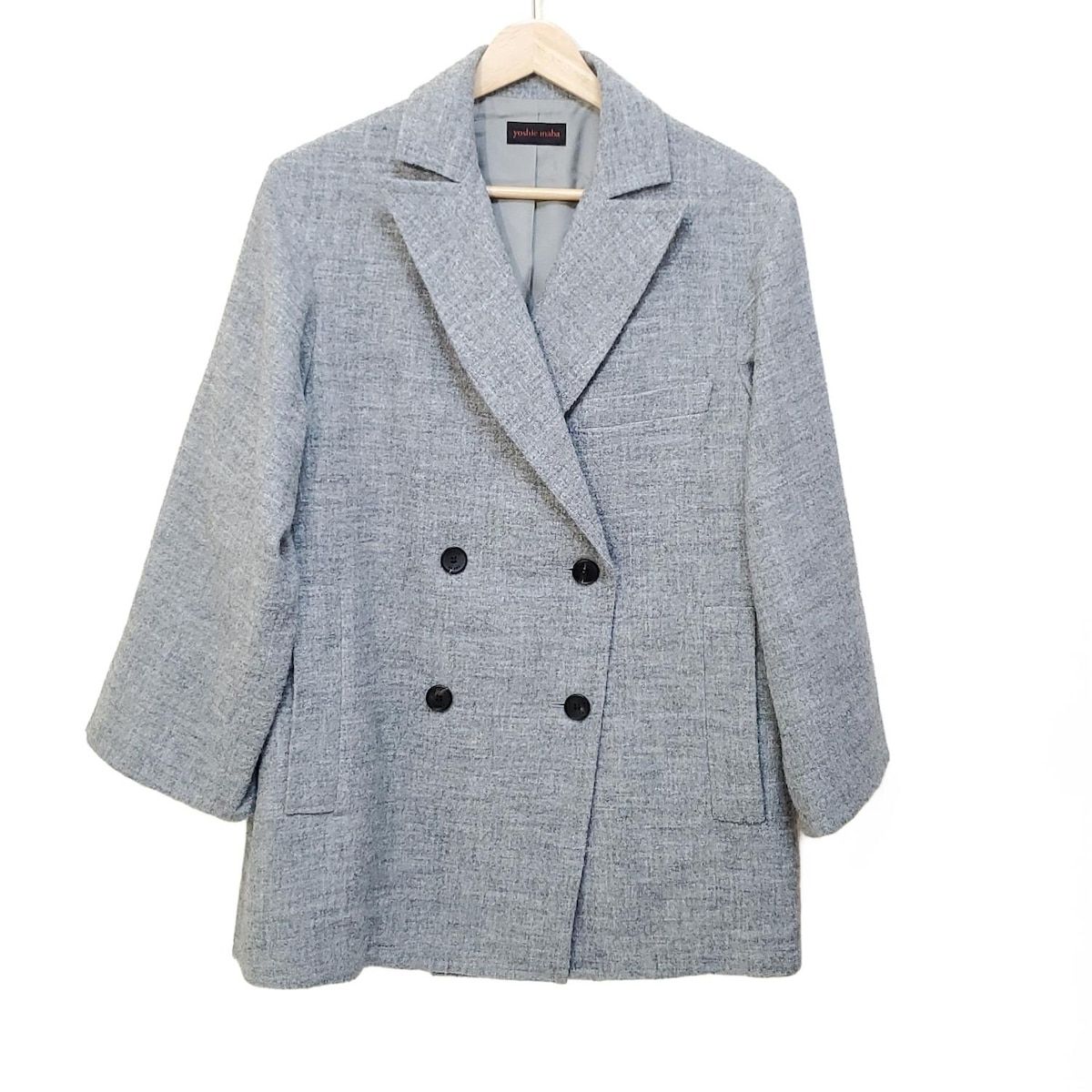 ★美品 yoshie inaba ヨシエイナバ グレー オフィス カジュアル Ｍ YOSHIE INABA 【中古】【美品】yoshie inaba ヨシエイナバ