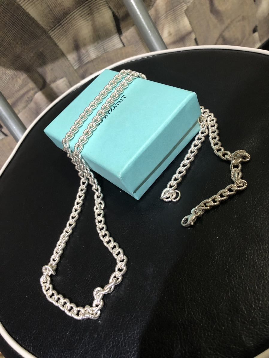 ヴィンテージ ☆ TIFFANY & Co. ☆ ティファニー ロープチェーン 