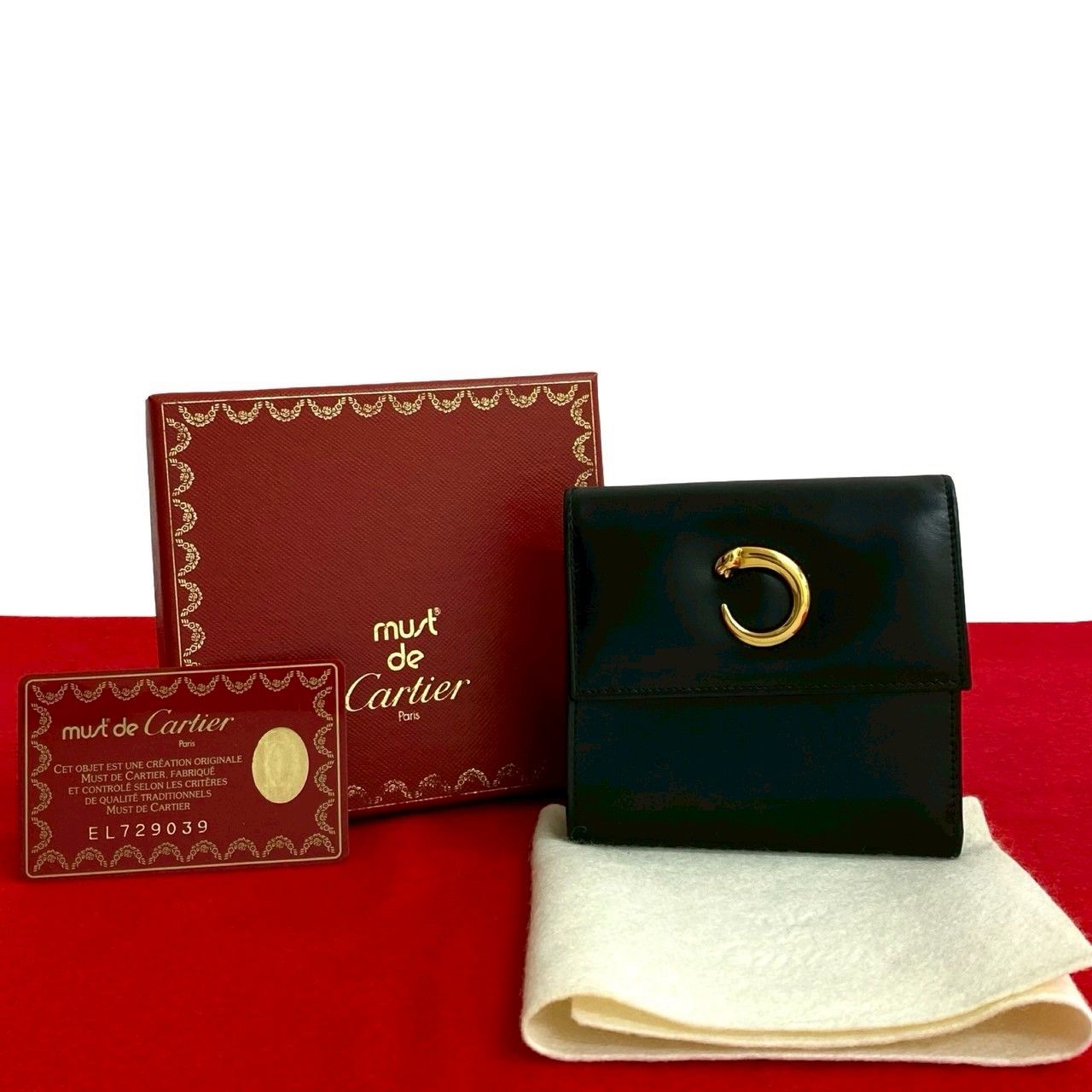未使用保管品 保存箱付き カード有 希少品 CARTIER カルティエ 