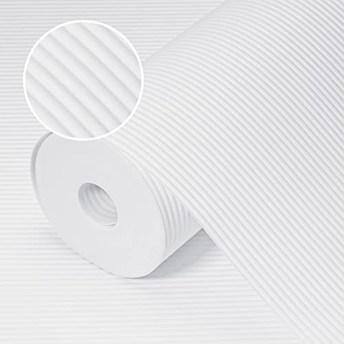 ホワイト_60x600cm Origuuds 食器棚シート シェルフライナー キッチンシート EVA製 接着剤不要 しょっきだな シート 自由裁断 抗菌・ 防カビ・防虫 食器棚／引き出し／冷蔵庫 適用 家具保護(ホワイト，60x600cm)