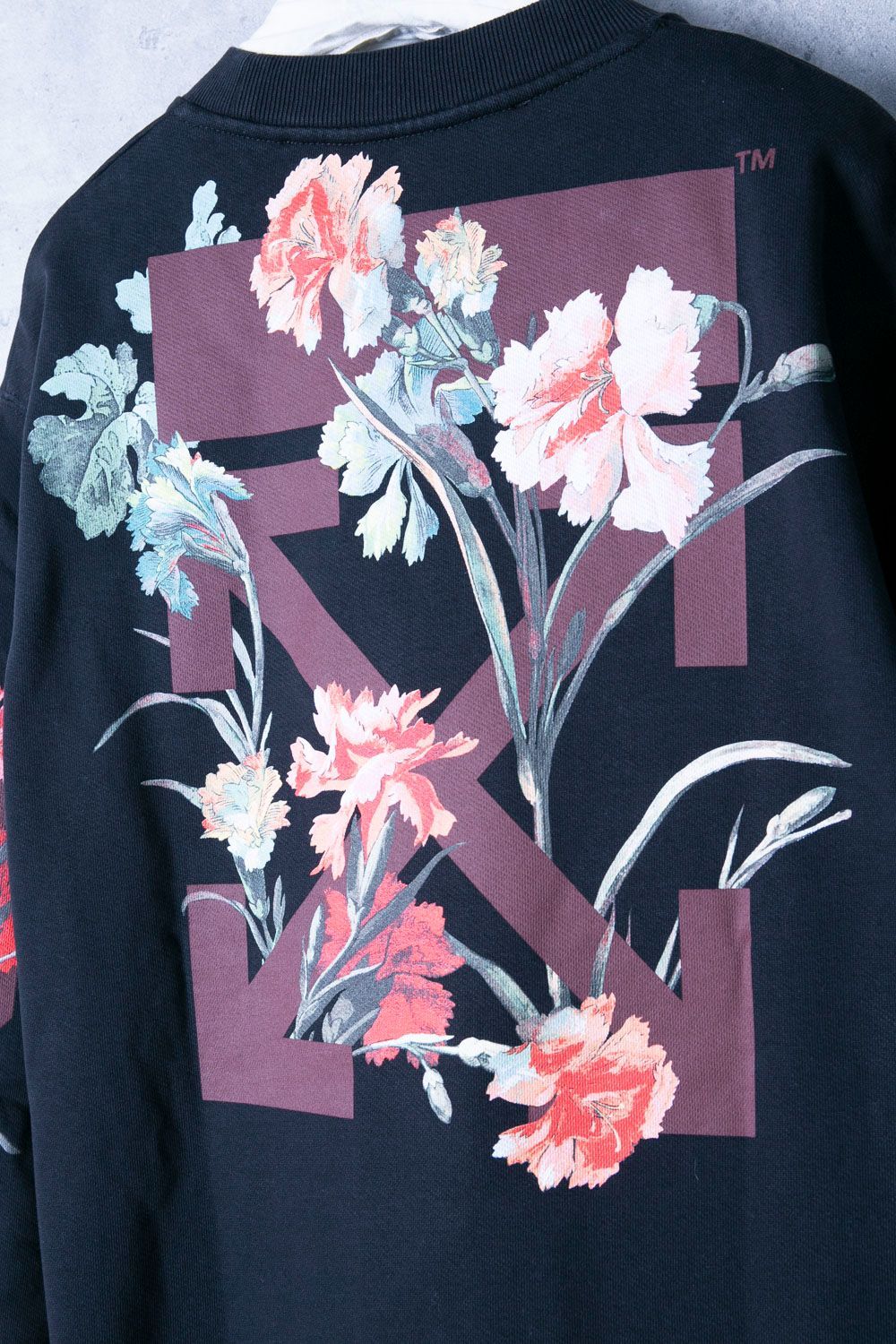 Off-White オフホワイト 花柄トレーナー flower print sweater日本未 