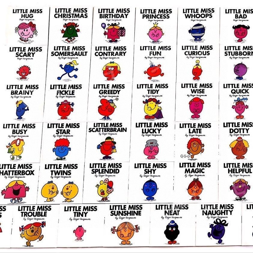 37 Books/set Little Miss Children English Story Picture Book