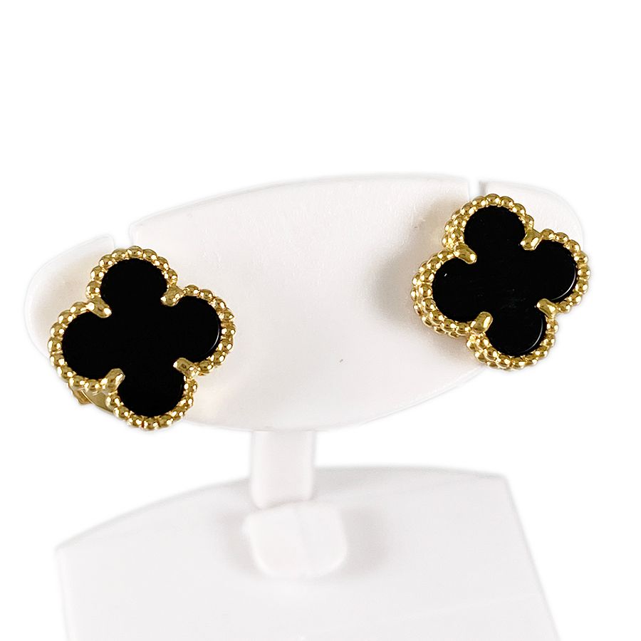 お値下 VanCleef＆Arpels スウィートアルハンブラオニキスYGピアス Van Cleef ＆ Arpels ヴァンクリーフ＆アーペル スウィート