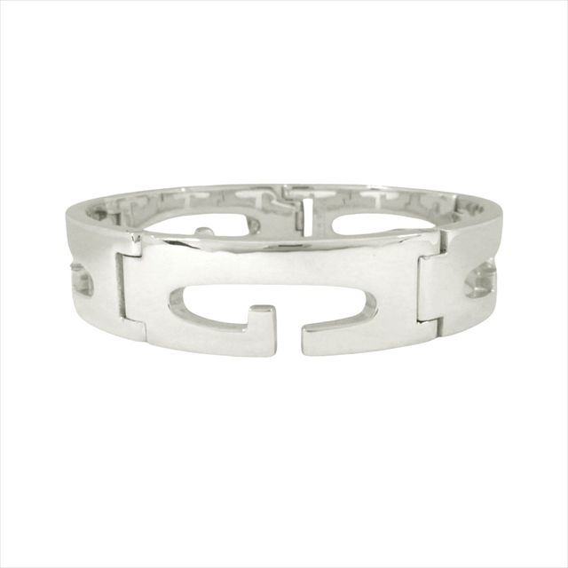 GUCCI グッチ プレート バングル ブレスレット シルバー SV925 新品仕上げ済 新同 極美品 グッチ GUCCI Gプレート ブレスレット