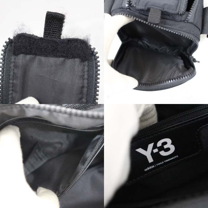 S105)【美品】Y-3 MINIBAG DQ0638 ブラック 黒 ミニボストンバッグ