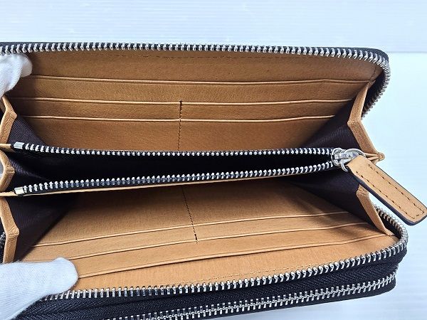 ゴダンのクロコラウンド財布 確実正規品ゴダン シャムクロコダイル ラウンドジッパー長財布