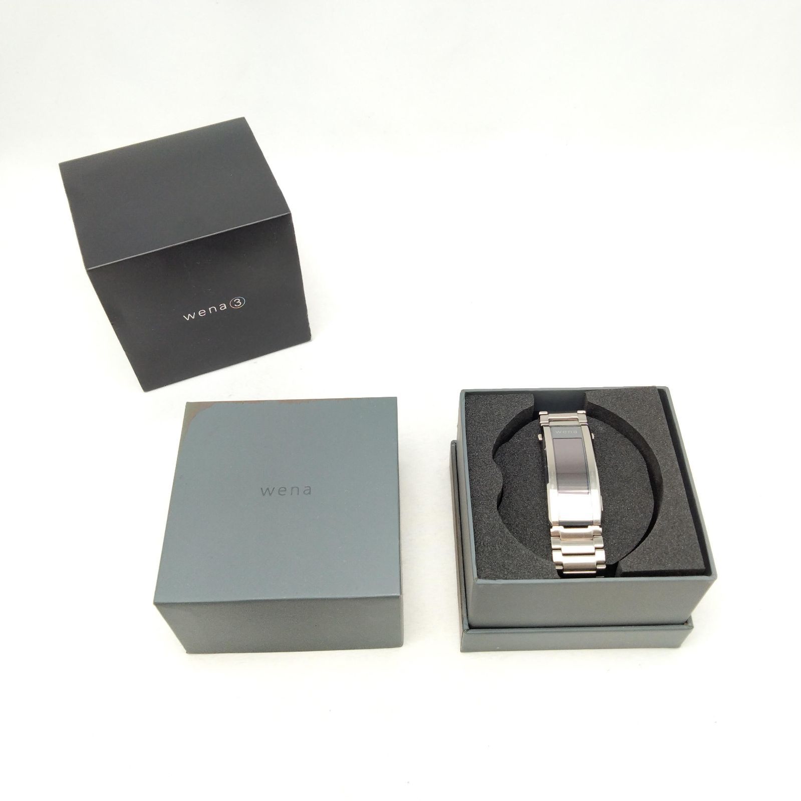 ️SONY ️スマートウォッチ wena 3 metal Silver WNW-B21A S シルバー