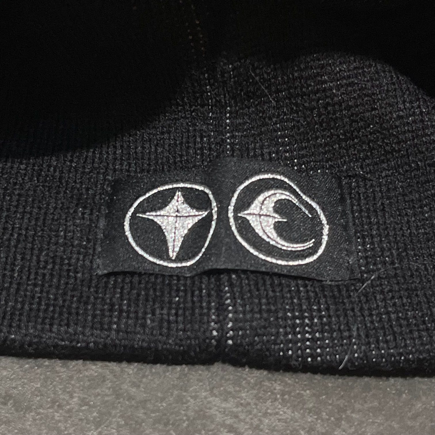 Thug Club サグクラブ SS24 TC LEATHER PATCH BEANIE (EXCLUSIVE Thug Club サグクラブ SS24 TC LEATHER PATCH BEANIE (EXCLUSIVE