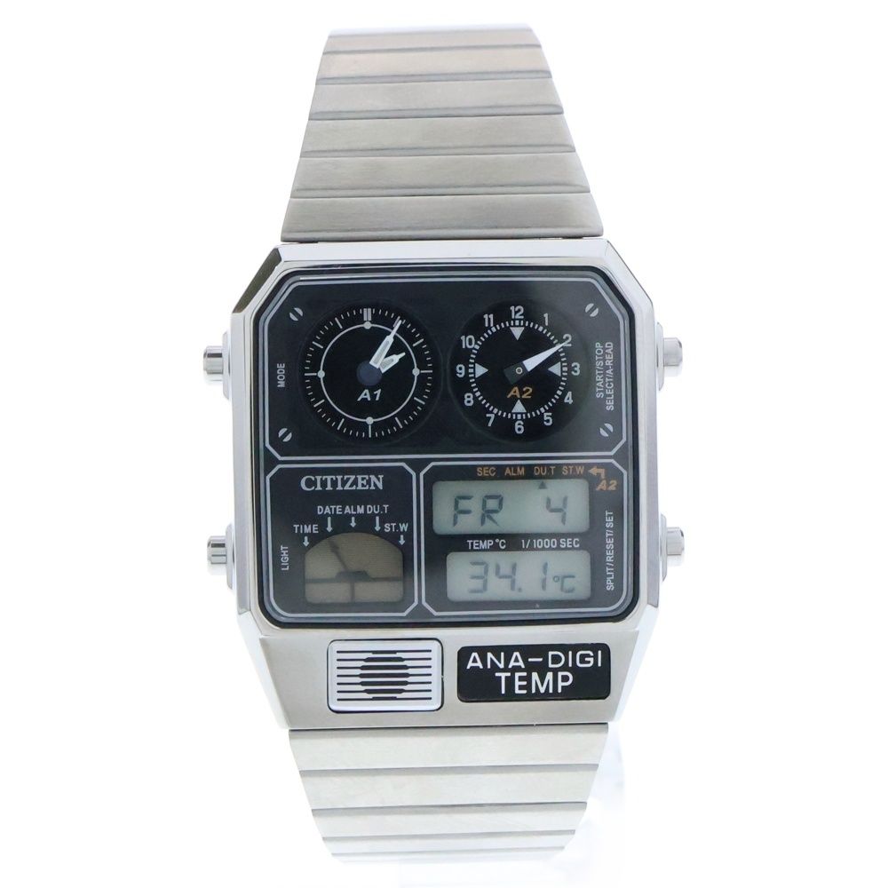 CITIZEN アナデジテンプ　【液晶変更品】 CITIZEN - シチズン アナデジテンプ デジアナ 腕時計の通販 by
