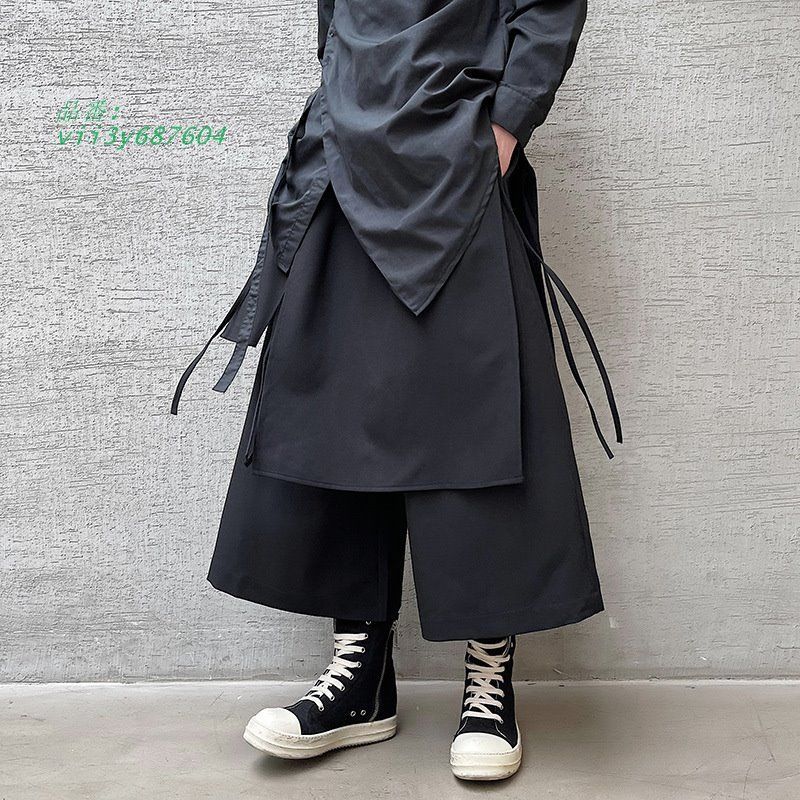 パンツ メンズ ロングパンツ チノパンツ カジュアルズボン ワイドパンツ ライブ 黒 発表会 クラブ ダンスウェア ヒップホップ 公演 男子ボ 舞台衣装 vii3y687604