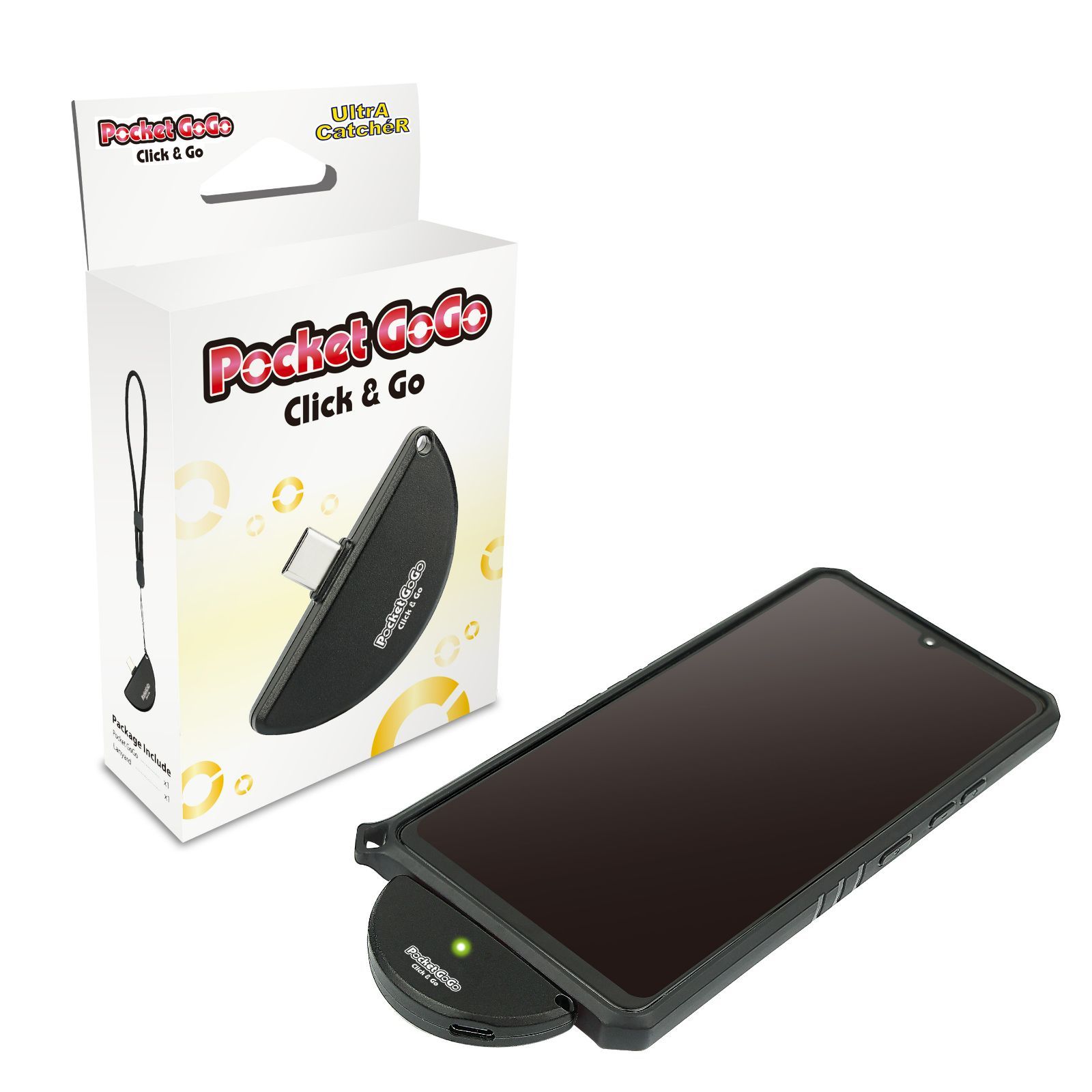 ポケモンGO スマホ一体型 オートキャッチ 充電不要 設定かんたん