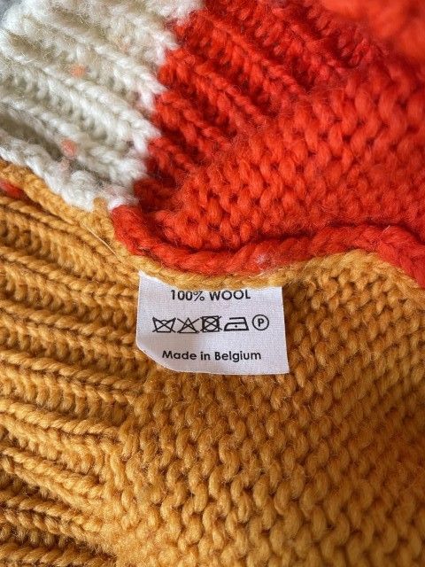 中古】20AW ﾍﾞﾙｷﾞｰ製 DRIES VAN NOTEN ﾄﾞﾘｽｳﾞｧﾝﾉｯﾃﾝ ﾆｯﾄ ｾｰﾀｰ ﾌﾟﾙｵｰﾊﾞｰ