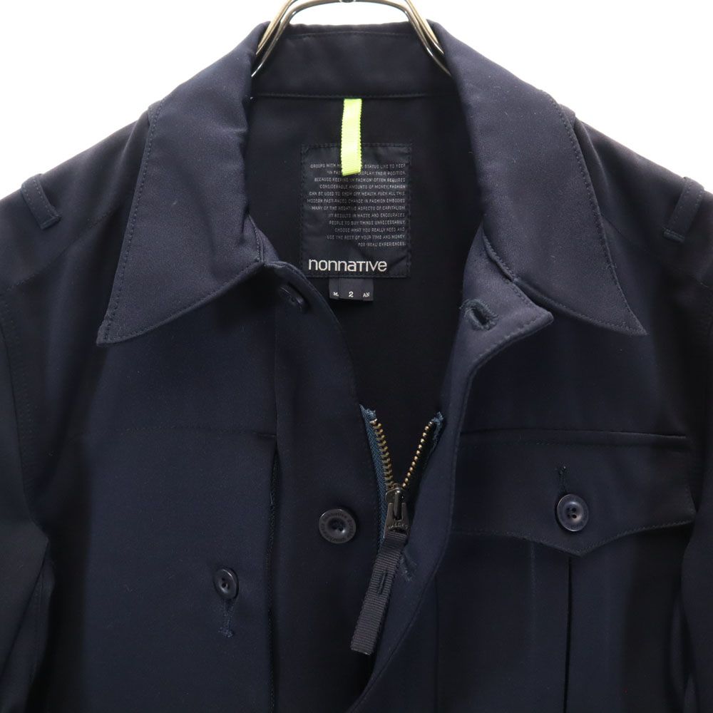 TROOPER SHIRT COTTON RIPSTOPNN-S4411 黒 nonnative (ノンネイティブ