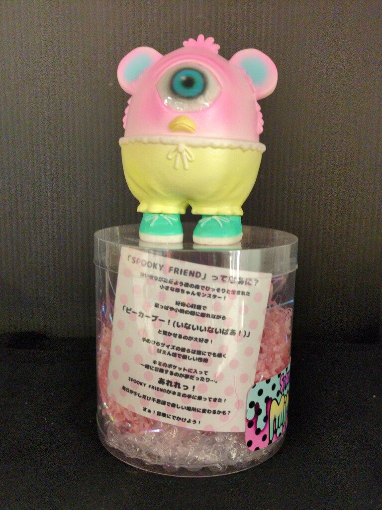 PEEK A BOO TOY ベニアズマイモミ MIMIMU ピンク/黄色/水色 レジン製