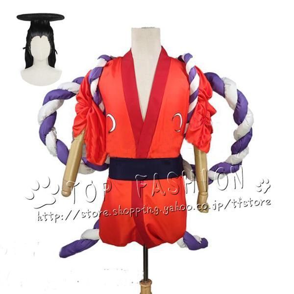 ONE PIECE ワンピース ワノ国 風 光月おでん コスプレ衣装 和服 浴衣 ウィッグ 靴 道具別売り