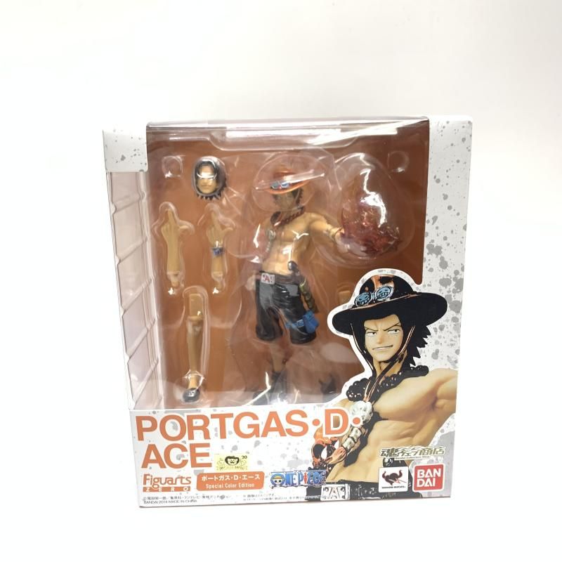 Sealed Bandai Figuarts ZERO ONE PIECE Portgas D. Ace Special Color Edition figure in original box