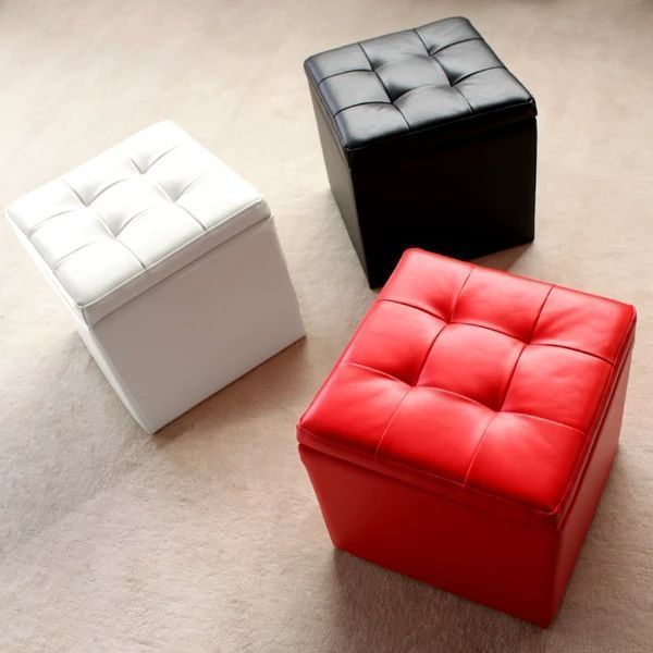 プチポワンの小さい丸椅子 フットスツール ビスクドール撮影用など