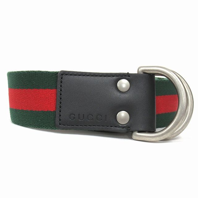 GUCCI シェリーライン Dリング ベルト GUCCI GUCCI(グッチ) シェリーライン Dリングベルト キャンバス