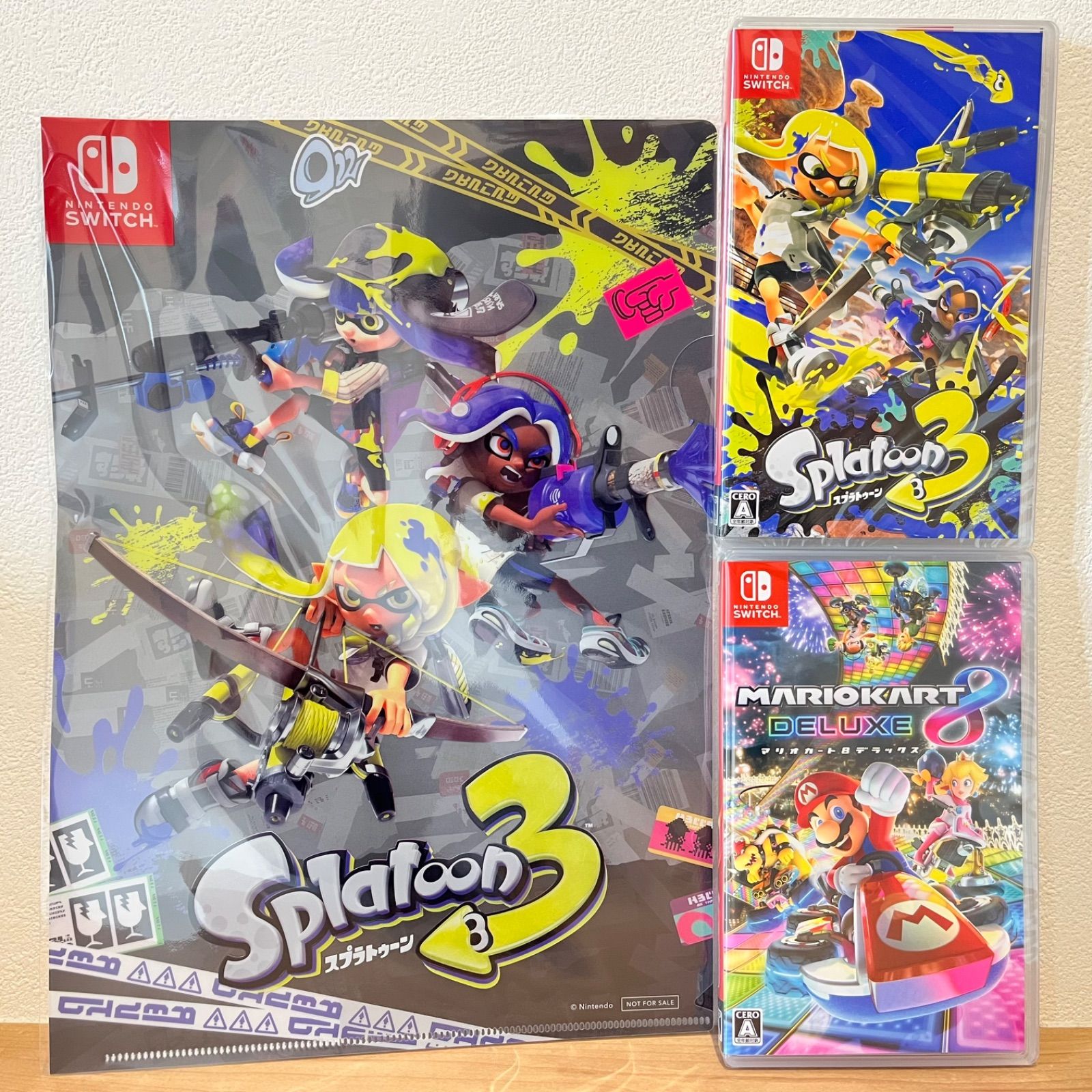 新品未開封】マリオカート8デラックス & スプラトゥーン3【Switch