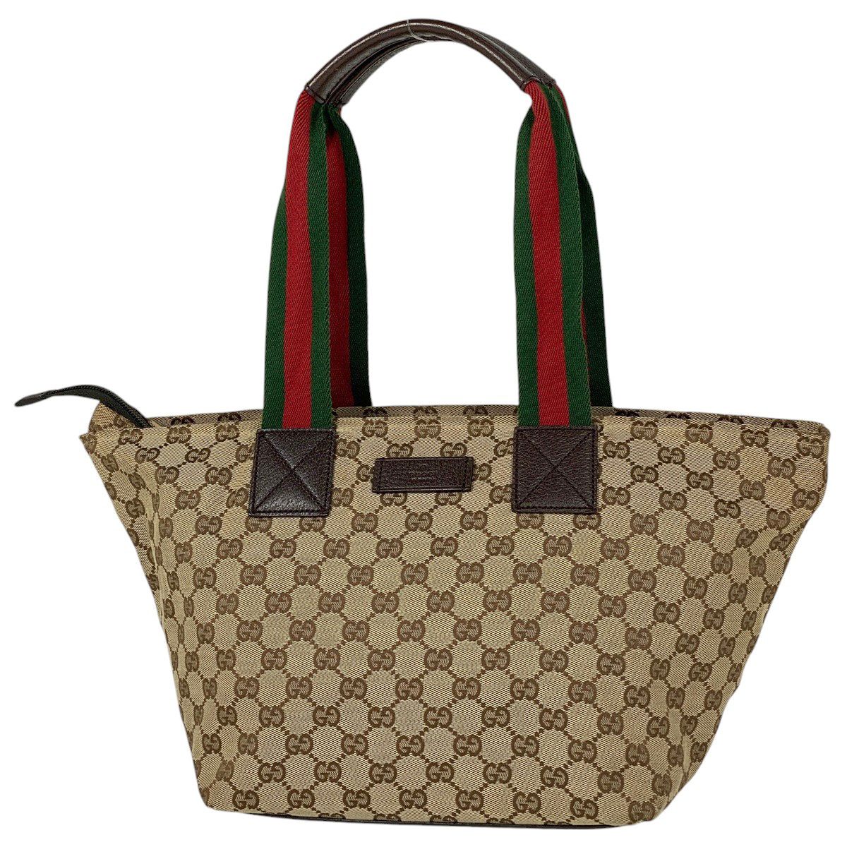 グッチ GUCCI GG柄 トートバッグ ハンドバッグ シェリーライン ウェブ トートバッグ GGキャンバス ベージュ ブラウン 131230 レディース