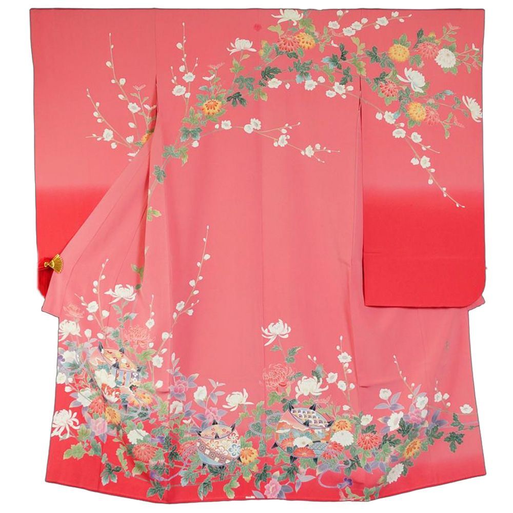 小田巻に百花模様