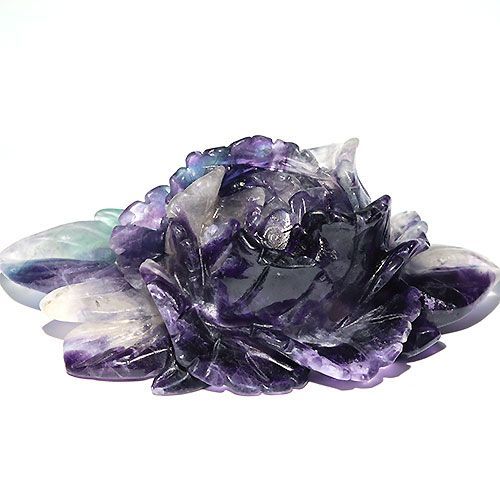 フローライト 楽天市場】〔D441-4〕約13x8cm フローライト 花 フラワー 蛍石