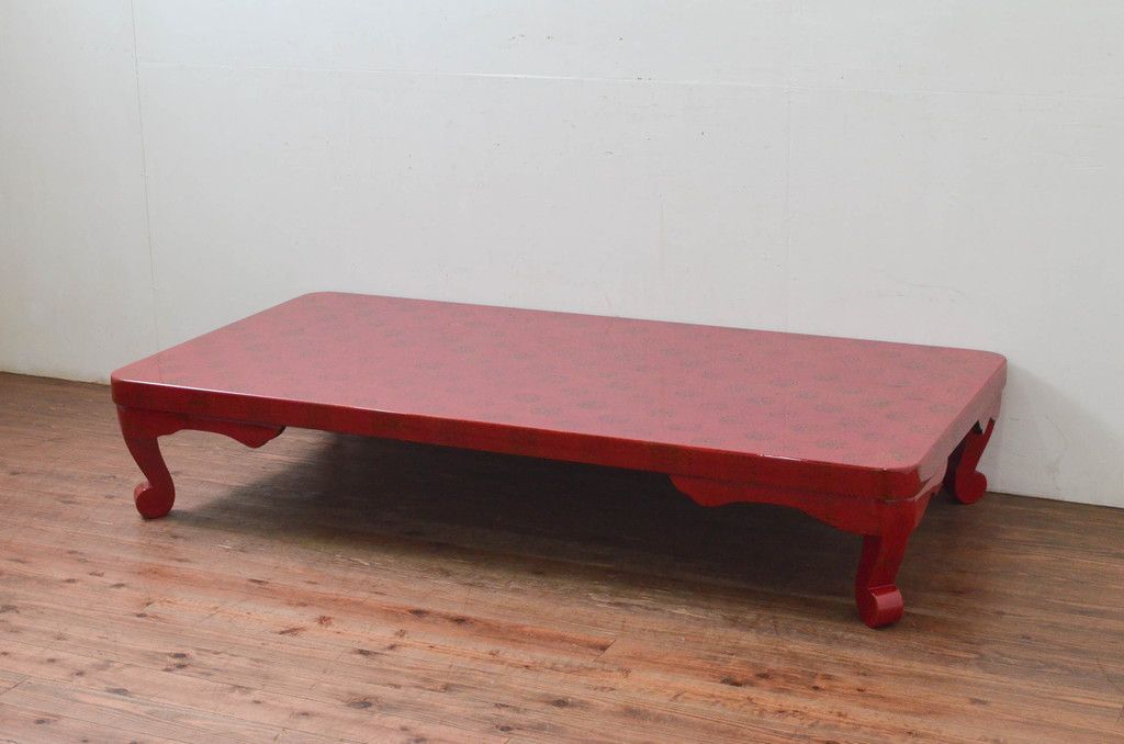 アジアンエスニック木製ちゃぶ台L木製折りたたみ式ティー