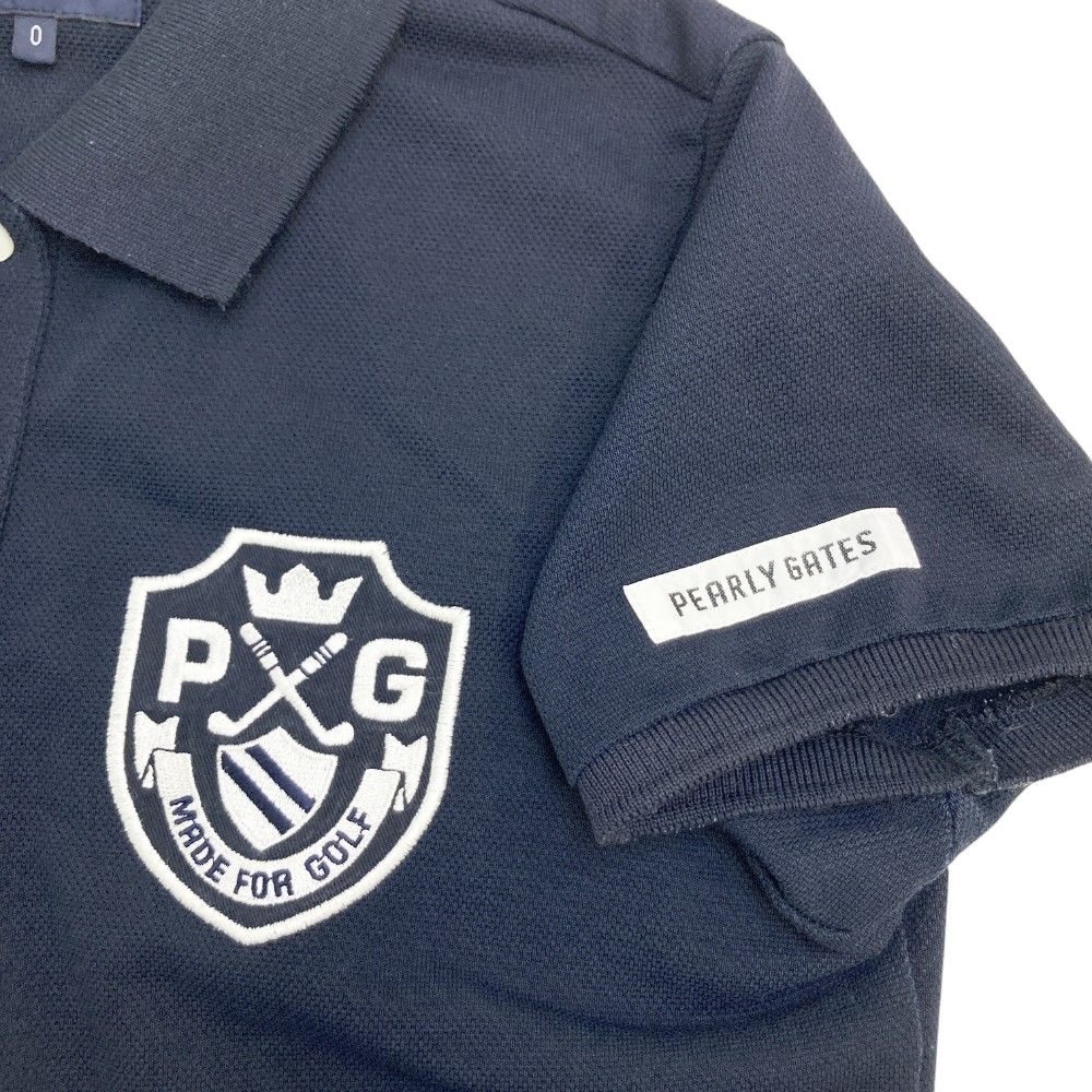 サイズ：0 PEARLY GATES パーリーゲイツ 半袖ポロシャツ