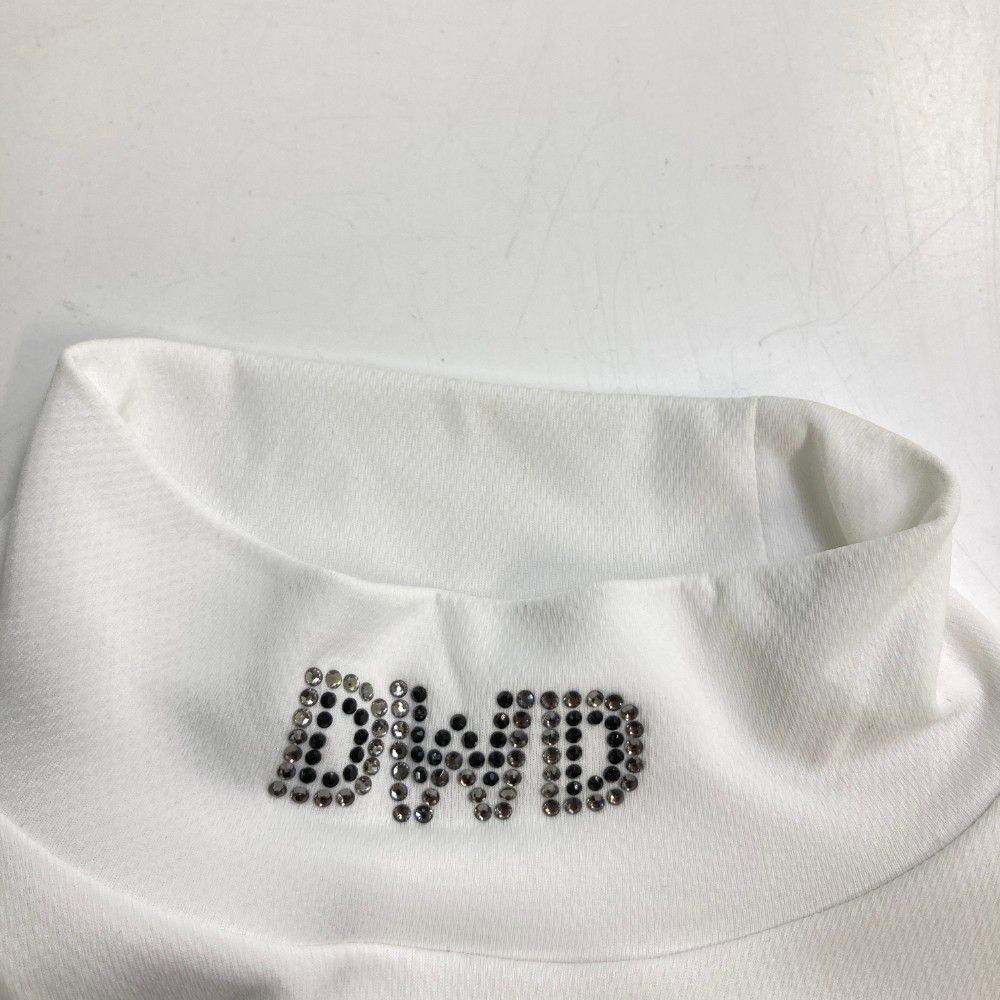 サイズ：2 DANCE WITH DRAGON ダンスウィズドラゴン  長袖ハイネックTシャツ  ホワイト系 [240101443305] ゴルフウェア レディース ストスト サイズ：2 DANCE WITH DRAGON ダンスウィズドラゴン 長袖