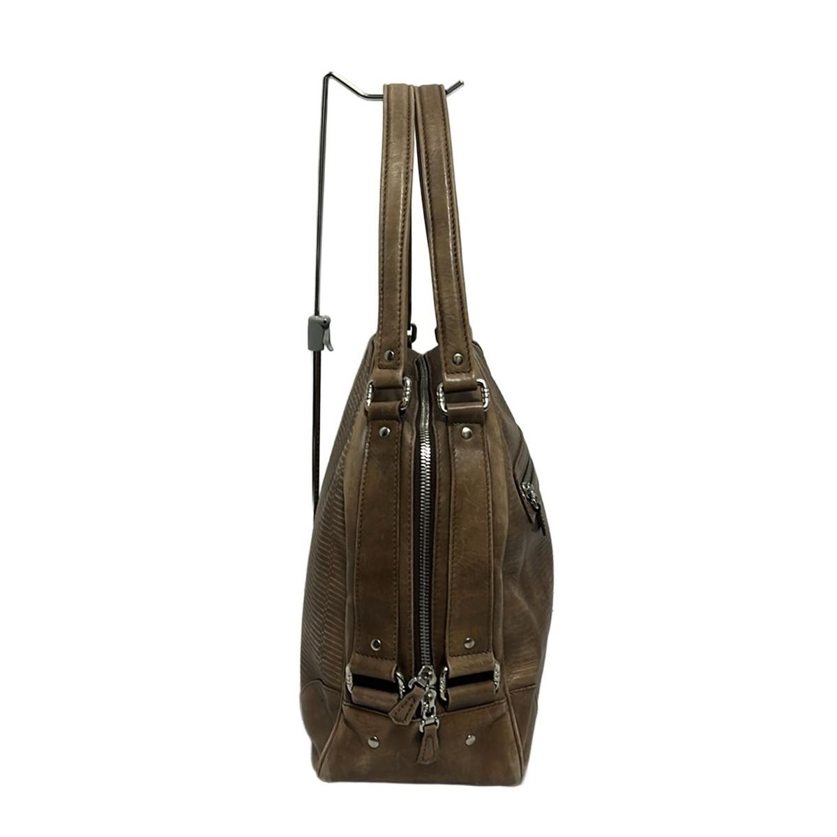 美品♡ ジャックルコー ハンドバッグ レザー ライトブラウン