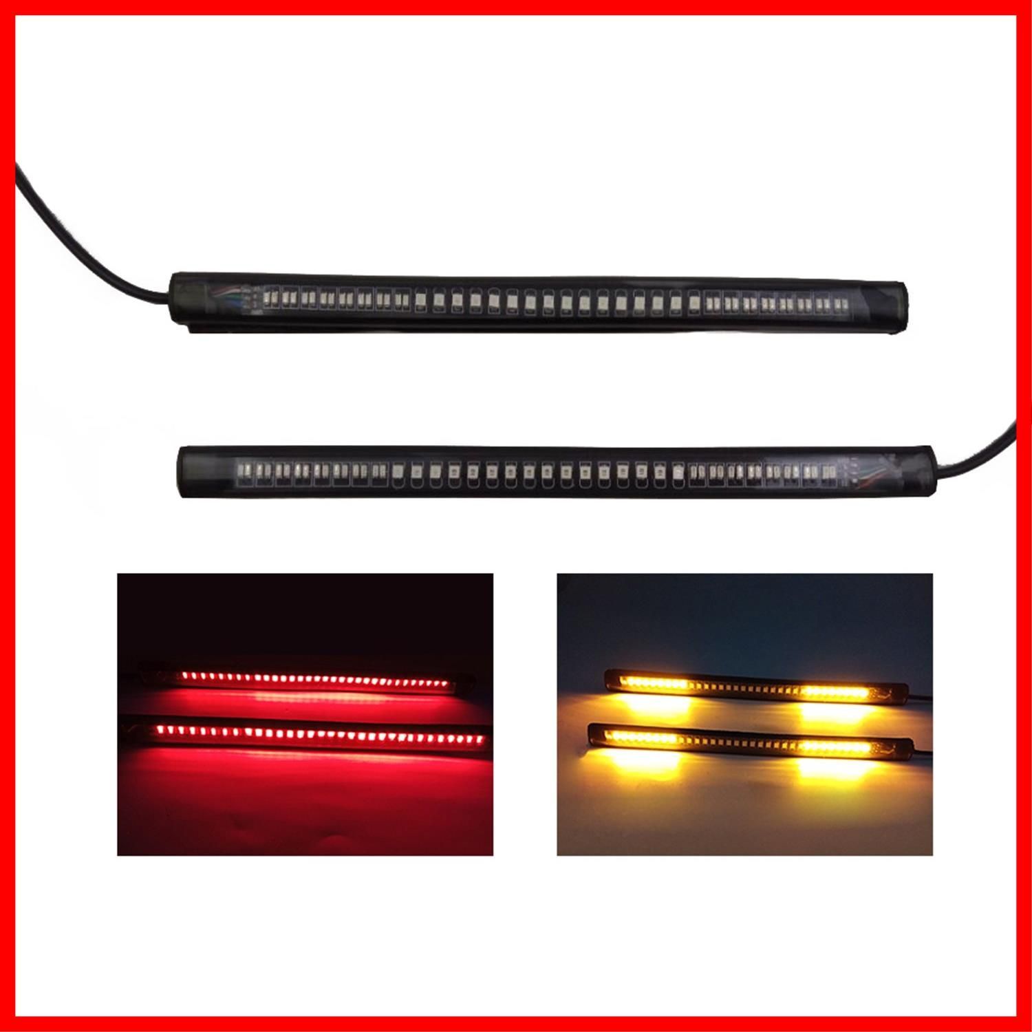 大特価】TASWK 汎用 テールランプ LEDウィンカーライト＆ブレーキ 