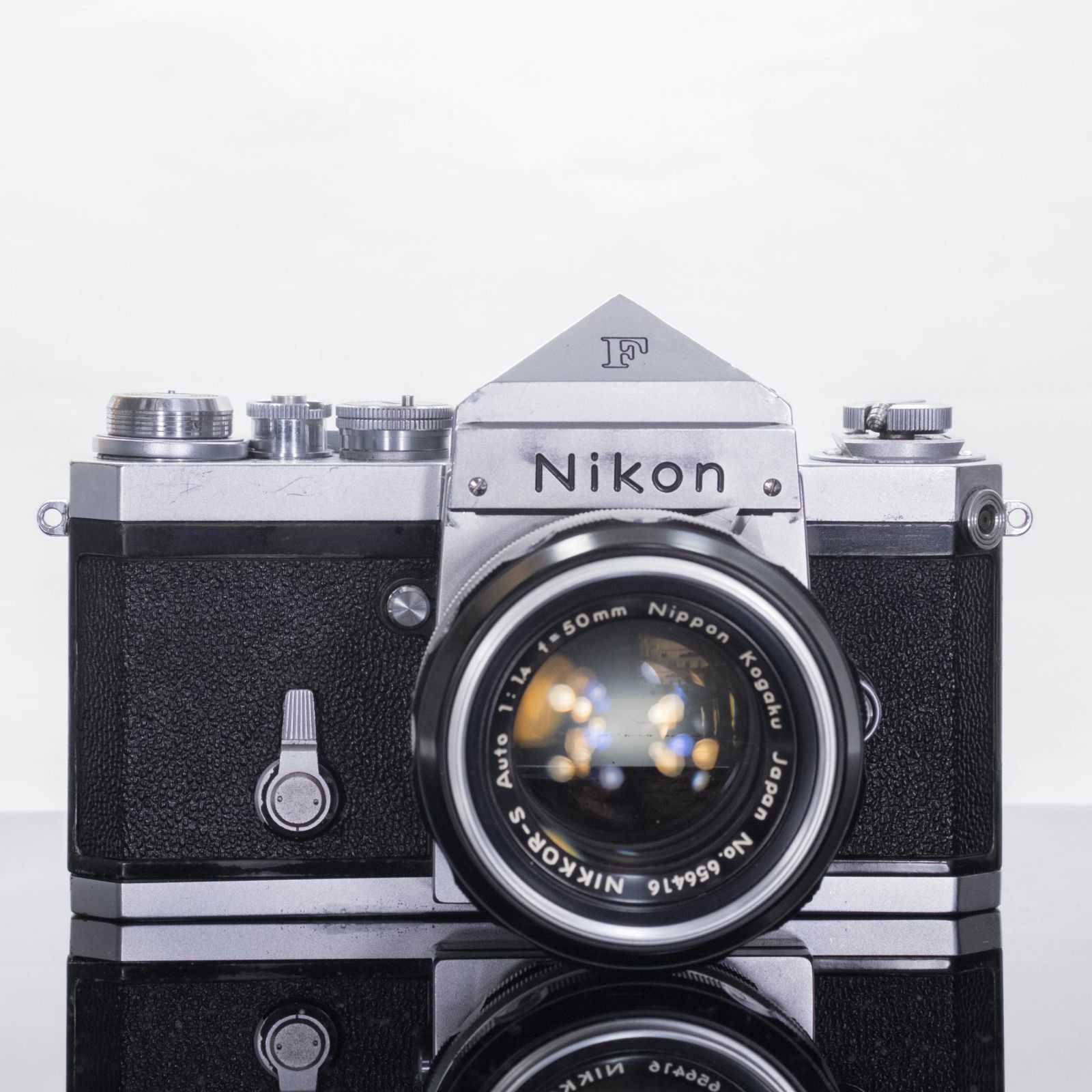 Nikon F アイレベル レンズ付（50mm F1.4） 【ランクC ニコン】 - メルカリ