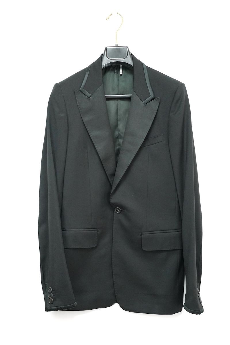 美品　DiorHomme　ピークドラペルジャケット DIOR HOMME ディオールオム ピークドラペル ジャケット ブラック 44