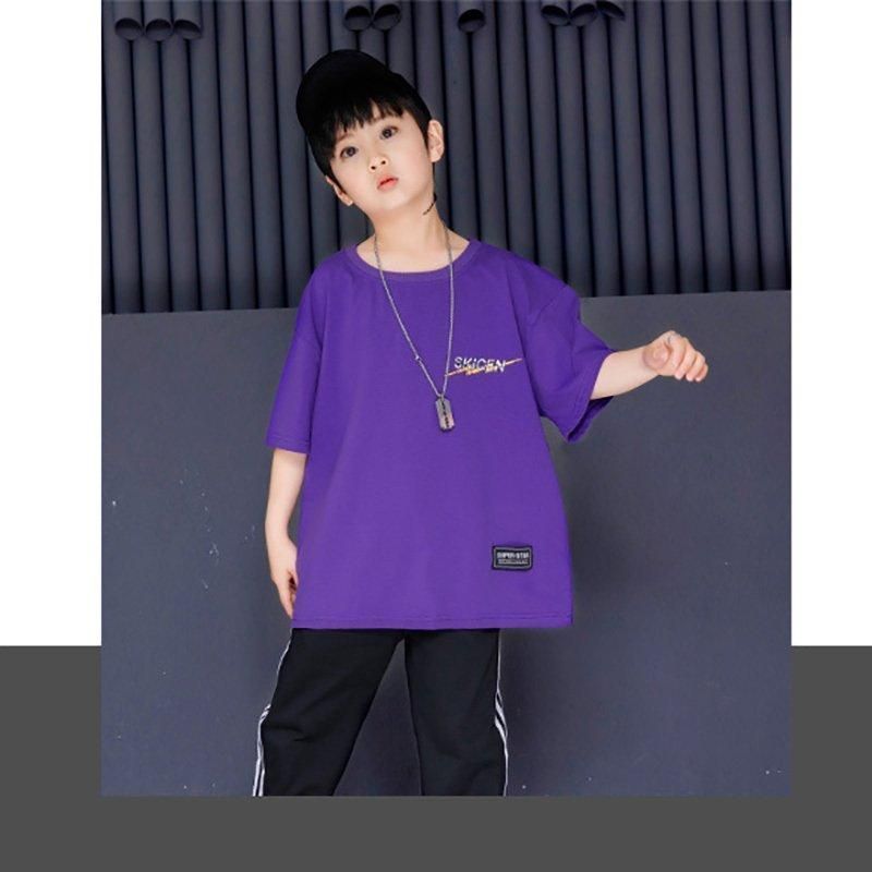 Tシャツキッズダンス衣装ヒップホップウエアダンス衣装体操服